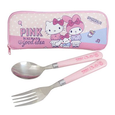 KITTY PINKHOLIC 環保餐具(湯叉組)KS-8338F