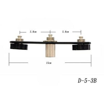 ☆唐尼樂器︵☆ Stander D-5-3B 麥克風一轉三輔助架 可架三支麥克風(直播 錄音 收音