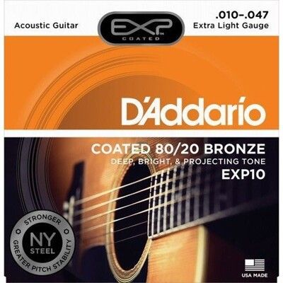 daddario exp10 (010-047) 80/20 bronze 青銅演奏/錄音級民謠吉他