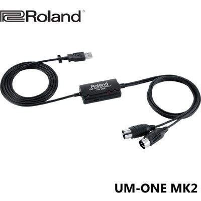 Roland UM-ONE MK2 MIDI USB 錄音介面 錄音卡 連接線 傳輸線 [唐尼樂器]