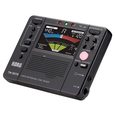 ☆ 唐尼樂器︵☆日本 KORG TM-50TR 調音器 節拍器 樂器音質訓練器 音質教練 黑色/銀色