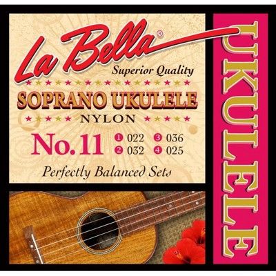 ☆唐尼樂器︵☆全新公司貨 La Bella No.11 Soprano 21吋烏克麗麗套弦