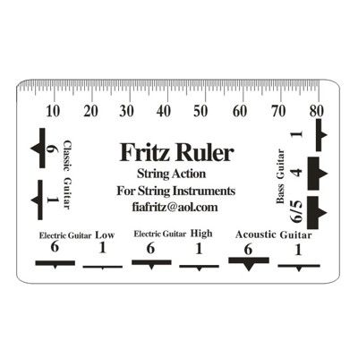 Fritz Ruler 吉他尺規 弦距 測量尺 測量卡 調整弦距 專用 吉他 電吉他 ☆唐尼樂器︵☆