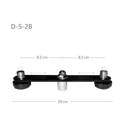 ☆唐尼樂器︵☆ Stander D-5-2B 麥克風一轉二輔助架 可架二支麥克風(直播 錄音 收音