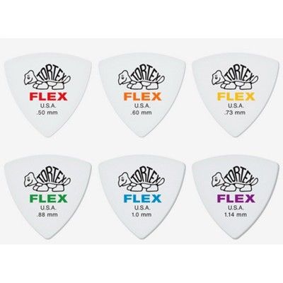 ☆唐尼樂器︵☆ Dunlop Tortex Flex 大三角烏龜烏克麗麗/木吉他/電吉他/貝斯 Ba