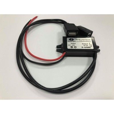 3A電源USB模塊 12V轉5V USB 機車USB充電轉換器 DC-DC電源轉換器 12V轉USB