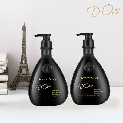 【設計師推薦！D'ORO 24K流金奧秘1000ml】髮乳 髮浴 髮膜 洗髮乳 洗髮精 護髮乳