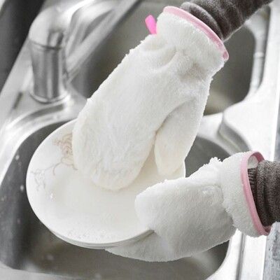 竹纖維洗碗手套