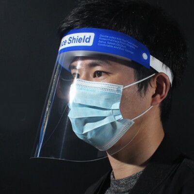 【GM364】防護面罩-護額款 透明面屏罩PET隔離防灰塵防濺防霧高清透明面罩