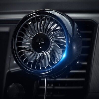 【DR301】車用空調風扇 3吋冷氣風口風扇 車用 電風扇 空調電扇 送USB線+底座