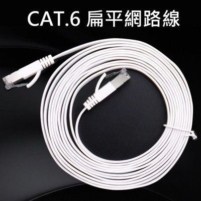 【DB299B】CAT.6 扁平網路線-1米 1M扁形超薄CAT6極速網路線1000MB高速寬頻用