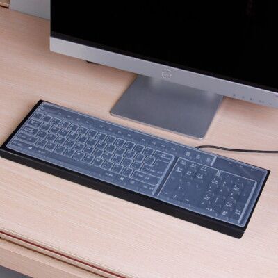 【DA350】109鍵PC桌上型電腦 通用鍵盤保護膜 鍵盤蓋 鍵盤膜 台式鍵盤保護模