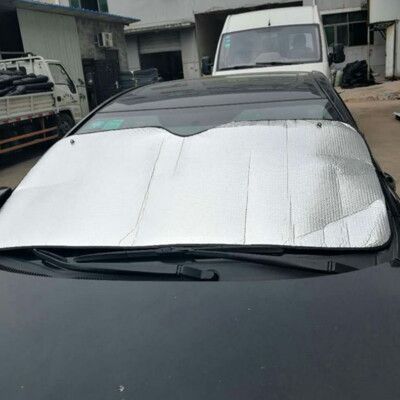 【DQ124】雙面銀色鋁箔氣泡 汽車遮陽板 前擋遮陽簾 斷熱板 隔熱板60X130