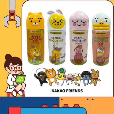 韓國 Kakao Friends 果汁 190ml 草莓果汁 水蜜桃果汁 蘋果果汁 芒果果汁 韓國