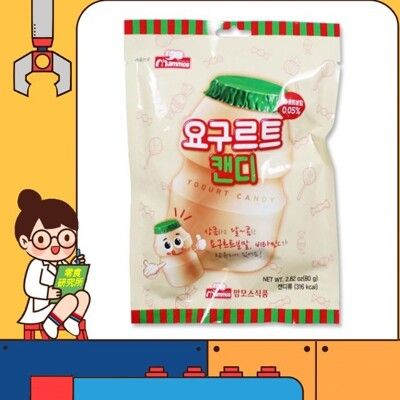 韓國 mammos 養樂多糖 80g 養樂多糖果 多多糖 優格風味糖 糖果 硬糖 優格糖 養樂多硬糖
