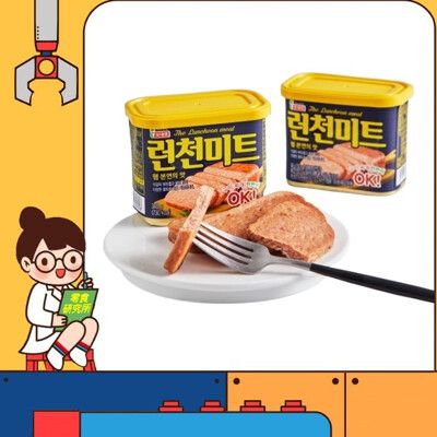 韓國 樂天 Lotte Foods 午餐肉 340g 部隊鍋 罐頭 配料 韓式火腿罐頭 火腿肉 午餐