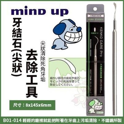 日本Mind Up《牙結石去除工具(尖狀)》B01-014 去除牙垢結石的好工具