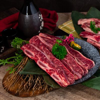 【巧食家】安格斯帶骨牛小排 500g/包 烤肉 真空包裝 (免運)