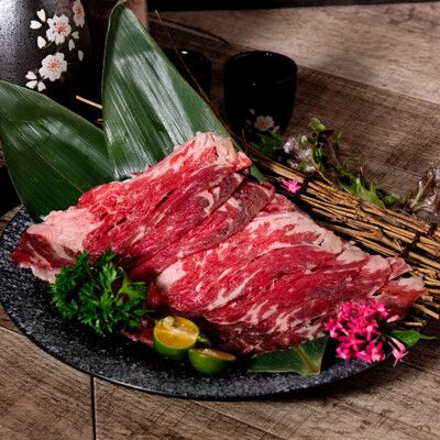 【巧食家】安格斯牛梅花燒肉片 200g/盒 真空盒裝 (免運)