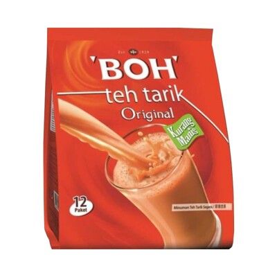 BOH 寶樂 原味少糖 拉茶 少糖 teh tarik 現貨 營養早餐 12入*27g/袋