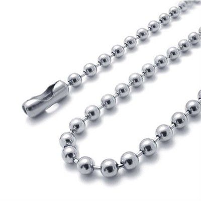 《316小舖》ac70(不鏽鋼珠鍊-珠鍊造型鍊子-鍊寬:1.5mm~3.0mm鏈鏈 珠鍊 珠鏈 珠項