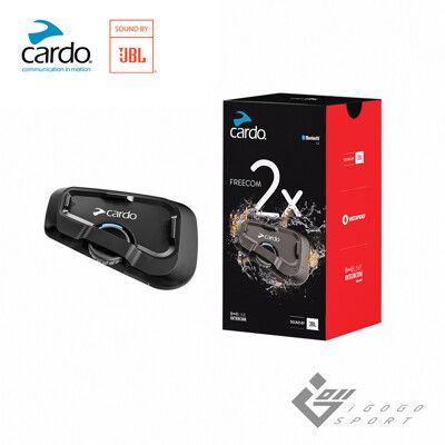 Cardo FREECOM 2X 安全帽通訊藍牙耳機 (單入組)