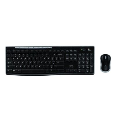 Logitech 羅技 MK270r無線鍵鼠組(黑)