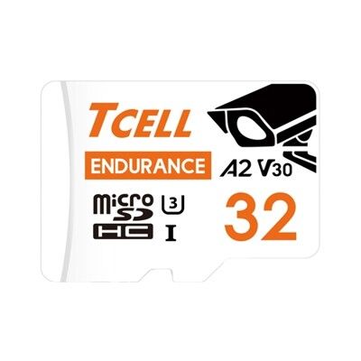 TCELL冠元 MicroSDXC UHS-I 32G A2U3監控專用記憶卡