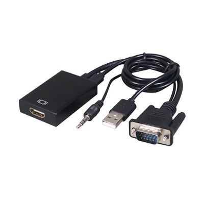 AN(VGATHD) VGA+Audio to HDMI轉換器