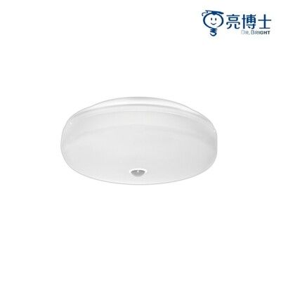 【亮博士】LED 紅外線感應吸頂燈 15W 白光/黃光/自然光 全電壓 人來就亮人走熄滅 走廊/陽台