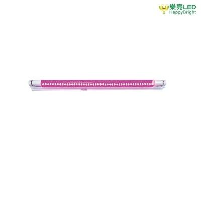【樂亮】LED 粉紅植物燈管 2尺=60公分 全電壓 波長660~665nm 植物燈管可充當光合作用