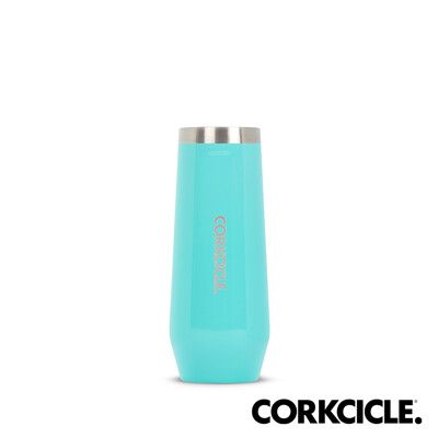 美國CORKCICLE Classic系列三層真空香檳杯200ml-土耳其藍 COR-2651231