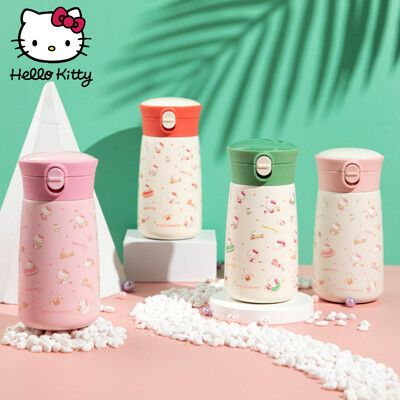 【優貝選】HELLO KITTY 316不鏽鋼迷你口袋杯 兩用 保冷/保溫 直飲式水壺