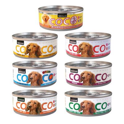 【毛豆寵物】惜時 SEEDS 聖萊西 COCO 愛犬機能餐罐 狗罐頭 80G
