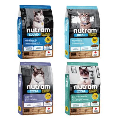 【毛豆寵物】紐頓Nutram 專業理想系列 均衡健康系列 貓飼料 5.4Kg