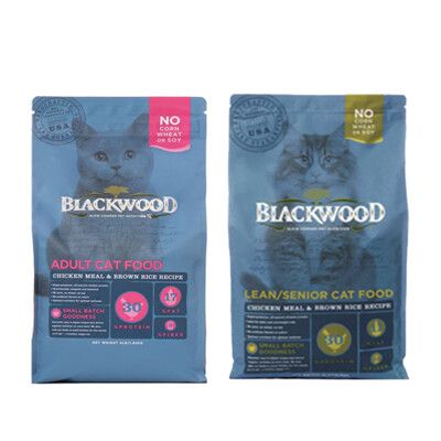 【毛豆寵物】柏萊富 BLACKWOOD 全齡 貓飼料 1.8kg/4磅