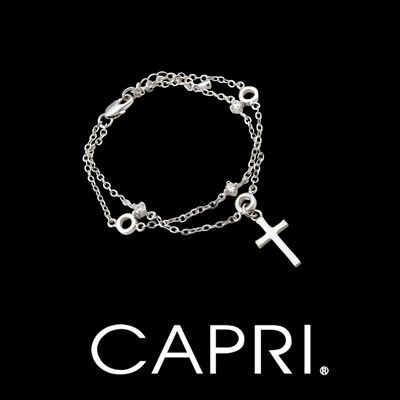 『CAPRI』雲縫中的榮光 十字架手鍊