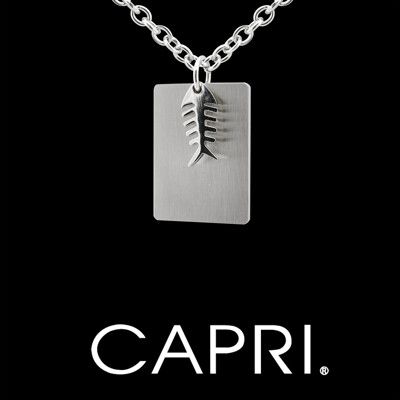 『CAPRI』魚骨316L醫療鋼 項鍊