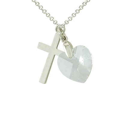 『CAPRI』施華洛世奇水晶 十字架 項鍊