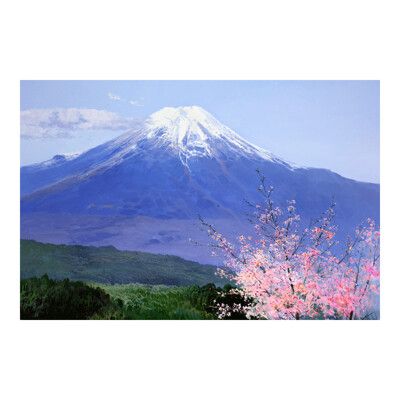 【御畫房】富士山 國家一級畫師手繪油畫60×90cm(VF-09)