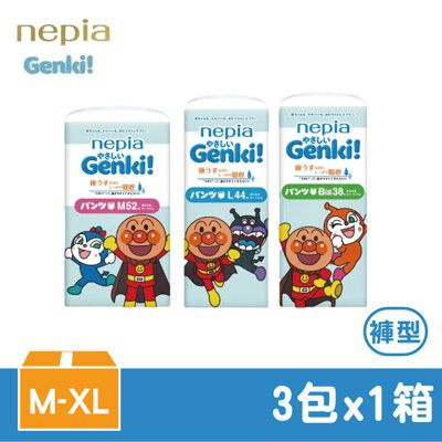 【王子 nepia 】麵包超人褲型紙尿褲 M/L/XL日本境內版