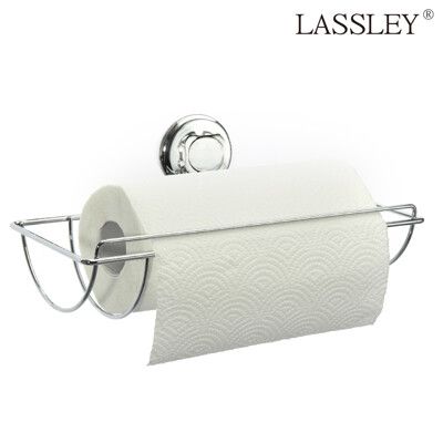 ~LASSLEY~【法國BEST LOCK】強力無痕真空吸盤RA4681廚房紙巾架/多功能置物架
