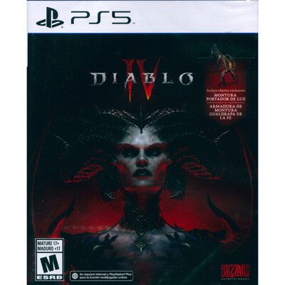 【一起玩】PS5 暗黑破壞神 4 中文美版(拉丁封面) DIABLO IV 暗黑4 暗黑IV 迪亞波