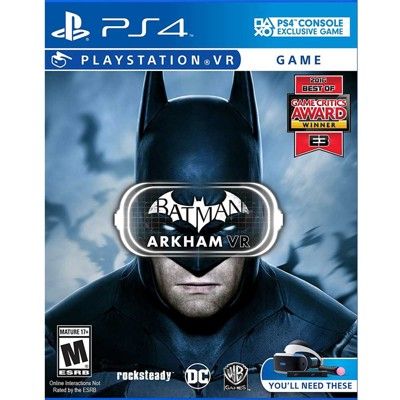 【一起玩】PS4 VR 蝙蝠俠 阿卡漢 VR 英文美版 Batman: Arkham VR