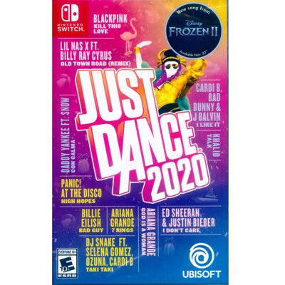 NS SWITCH 舞力全開 2020中文美版  附額外500首試用 Just Dance 2020