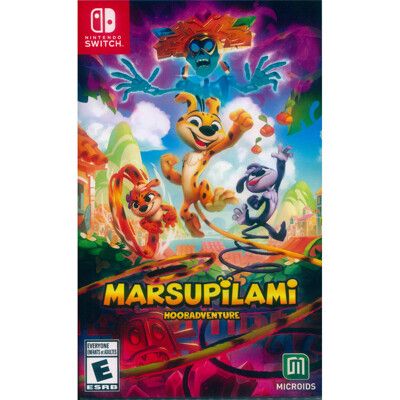 【一起玩】NS Switch 長尾豹馬修：大冒險 英文美版 Marsupilami Hoobadve