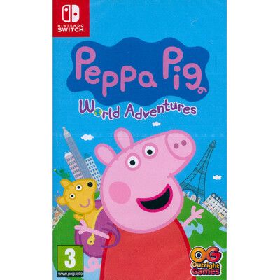 【一起玩】NS SWITCH 佩佩豬：世界大冒險 英文歐版 Peppa Pig World 粉紅豬