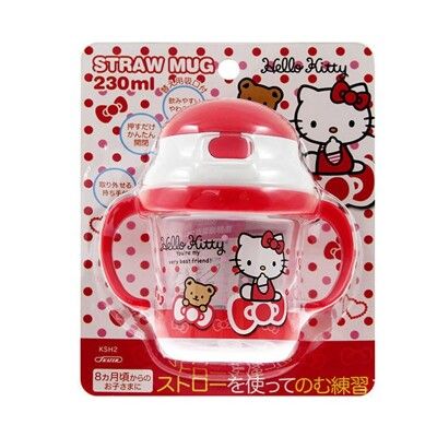 Hello Kitty 彈跳吸管練習杯