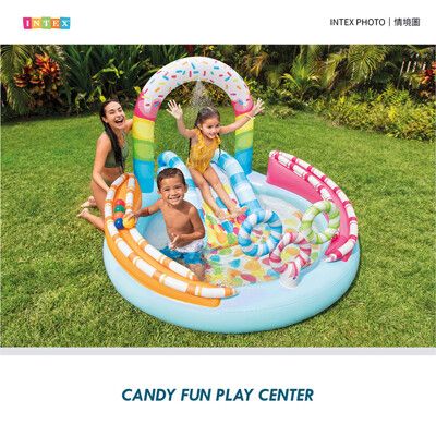【VENCEDOR】INTEX糖果樂園戲水池(2+) 充氣游泳池 家庭游泳池 兒童游泳池