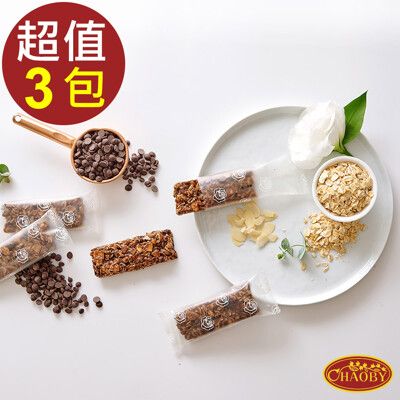 超比食品 輕纖系列燕麥棒(法式可可6支) 3包組 燕麥脆片 燕麥棒 纖女燕麥 纖食可可 燕麥餅乾